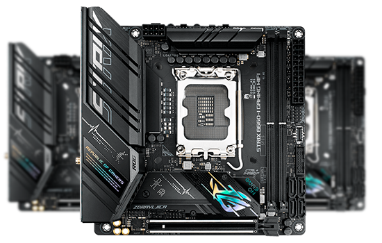 マザーボード ASUS ROG STRIX B660-I GAMING WIFI Placa Mãe ASUS ROG STRIX B660-I GAMING WIFI, Chipset B660, Intel